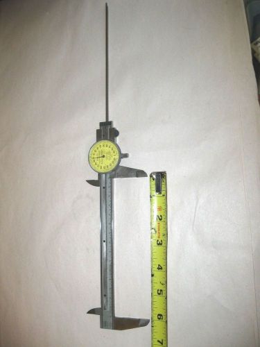 BROWN &amp; SHARPE TESA METRIC DIAL CALIPERS .02MM 579-10 (150mm/ 6&#034;)