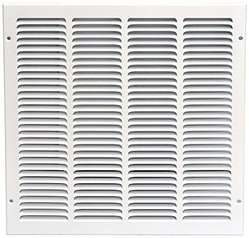 HVAC Premium 20&#034; x 6&#034; Steel Return Air Grilles - Sidewall and Cieling - White