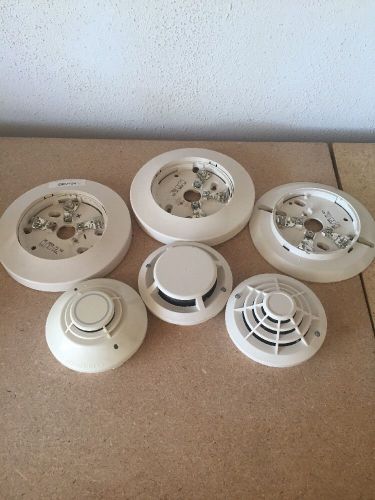 Lot - Notifier Fire 3-Base B710LP, 2 Rings, 1 SD350 Alarm, 1 FST-851, &amp; 1 H350R