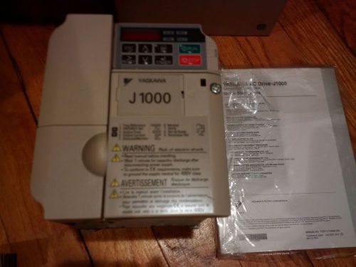 Yaskawa Variable Speed AC Motor Drive 380/460V 3.2/4.3A CIMR-JU4A0004BAA