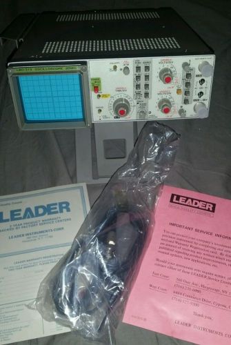 LEADER LBO-313 OSCILLOSCOPE  20MHZ