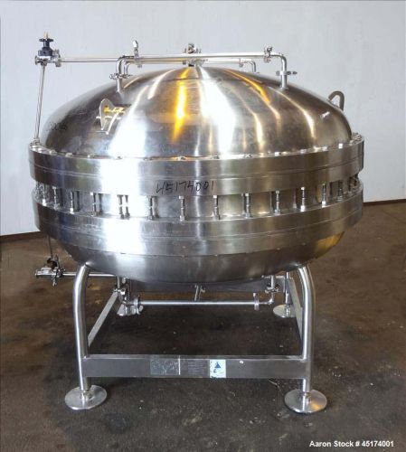 Used- Precision Stainless Gel Filter Housing, 550 Liter, 316L Stainless Steel. M