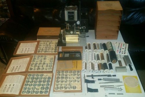 Huge lot kingsley machine hot foil stamping model am-101 personalizer system for sale