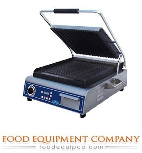 Globe GPG14D Sandwich/Panini Grill  single  countertop  14&#034; x 14&#034; cooking...