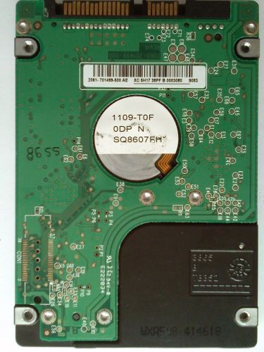 Western Digital WD2500BEVS 250GB PCB Board:2060-701499-000 REV A 2.5&#034; SATA
