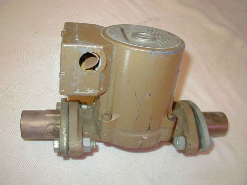 Circulating pump, 115VAC, 1&#034; pipe, all bronze, built-in shutoffs