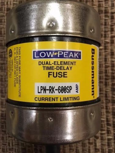 COOPER BUSSMANN LPN-RK-600SP LOW PEAK RK1 FUSE