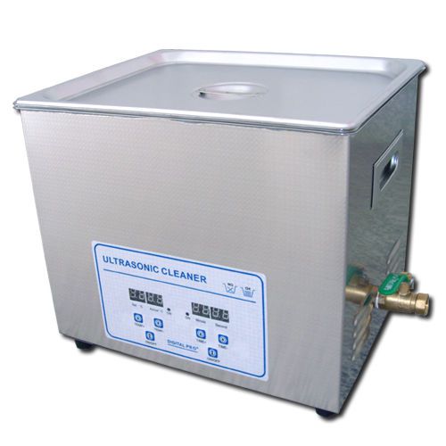 10L Ultrasonic Cleaner Heater Digital 200 W 40KHz Jewelry Dental CE ROHS