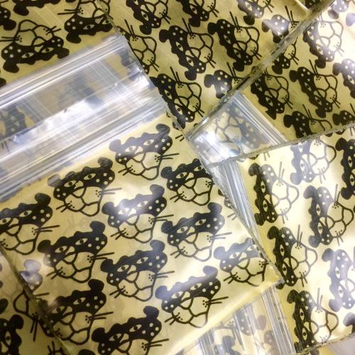 2020 2&#034; X 2&#034; ZIPLOCK PLASTIC BAGS BAGGIES 200 2.5MIL GOLD PANTHER GUARANTE QULTY