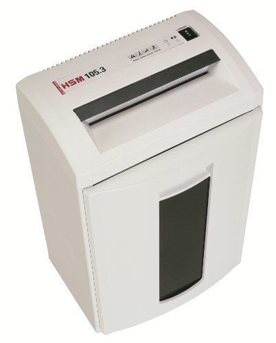 Hsm classic 105.3, 22-24-sheet, strip-cut, 8.7-gallon capacity shredder for sale