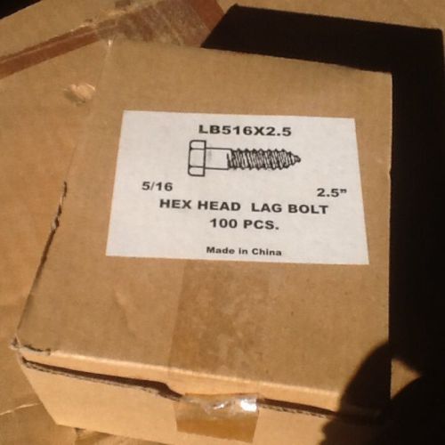 2 1/2&#034; LAG BOLT FOR SATELLITE INSTALLATIONS! 50 IN PACKAGE!