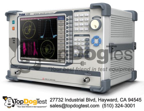 New Protek A338 Network Analyzer, 2-Port, 300kHz to 8GHz, E5071B, E5071C