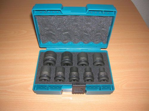 Makita D-41517 9Piece 1/2in Impact Socket Set