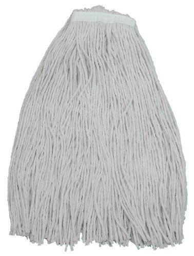 Zephyr 10024 Shineup 4-ply Cotton 24oz Cut End Wet Mop Head with 1-1/4&#034; Regular