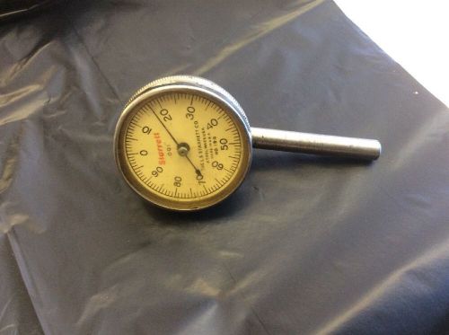 Vintage Starrett Universal Dial Test Indicator - No. 196 .001, w/Back Plunger