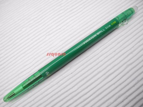 Pilot FriXion Ball Slim 0.38mm Erasable Rollerball Gel Ink Pen, Green