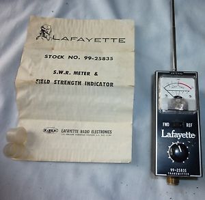 Lafayette 99-25835 Standing wave bridge &amp;field strenth indicator w/instructions