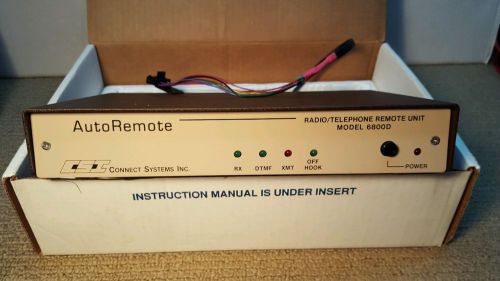 MIB Auto Remote Repeater CSI Radio Telephone Remote Unit 6800D / Motorola Radius