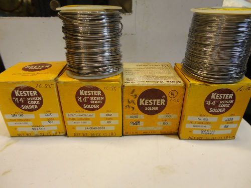 kester solder 4 different dias rosin core 44