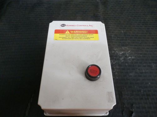 Advance Controls INC. Reset Switch Part #130998