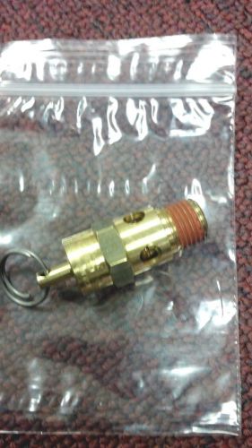 ASME Air Safety Valve, NPT Size (M) 1/4&#034; Set 200 PSI