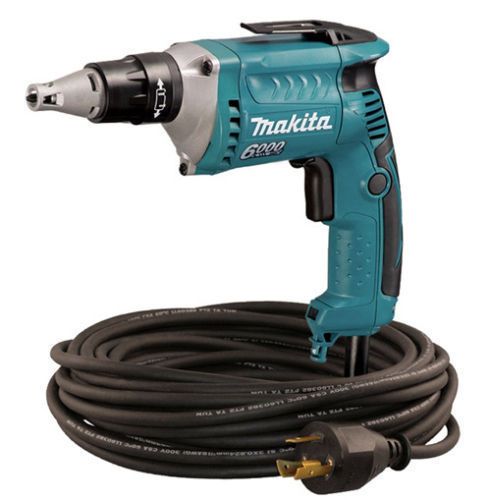 Makita FS6200TP 6,000 RPM Drywall Screwdriver with 50 foot Twist Lock Cord