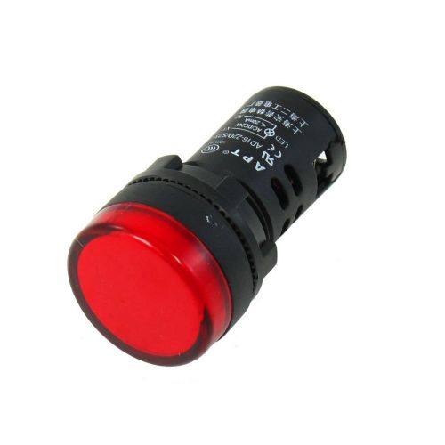 AC/DC 24V LED Power Indicator Pilot Signal Lamp 22mm Red Light AD