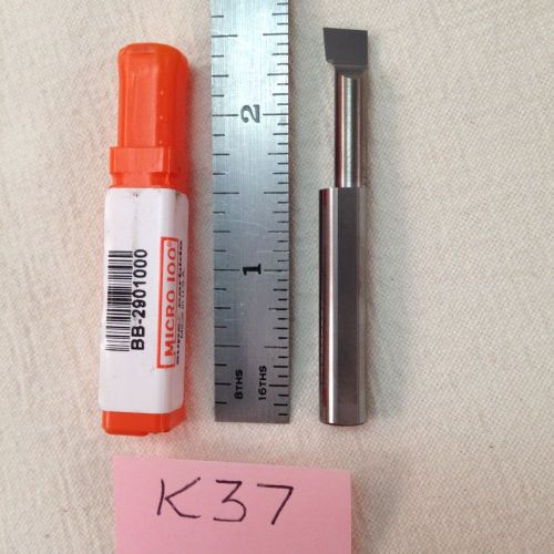 1 NEW MICRO 100 SOLID CARBIDE BORING BAR.   BB-2901000   {K37}