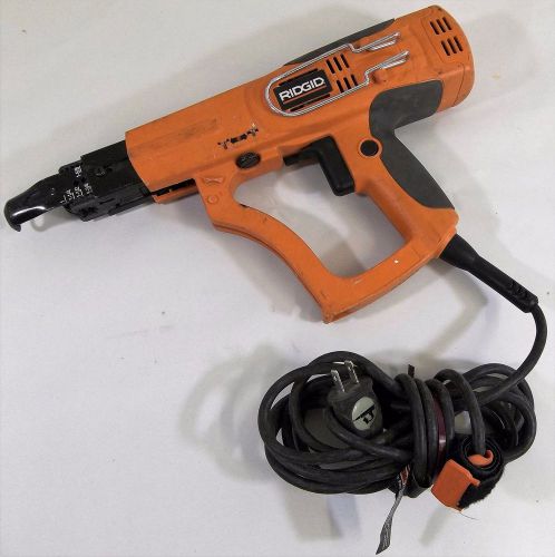 RIDGID (R6790) 1&#034; to 2&#034; Drywall and Deck Collated Screwdriver, 4.3A Screw Gun