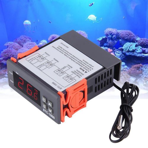 New Digital Temperature Controller Temp Thermostat Aquarium Sensor STC-1000 KJ