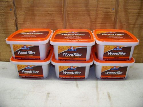 Elmer&#039;s Carpenter&#039;s Interior Wood Filler E842 32 ounce Lot of 6 New