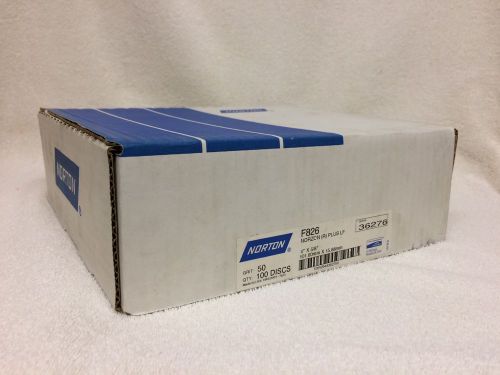 Norton 66254436276-1 4 X 5/8 C50 F826 25/PK - 50G - PACK OF 25!