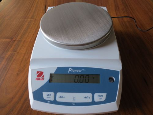 Ohaus pa512 pioneer precision balance, 510g capacity, 0.01g readability for sale