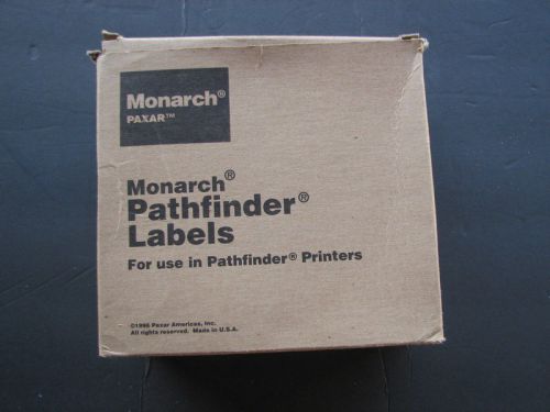 30 ROLLS MONARCH PAXAR  PATHFINDER LABELS, 3 BOXES/10 PER BOX