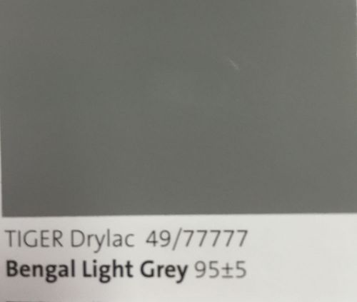 Bengal light grey powder coating tiger drylac single coat 1lb for sale