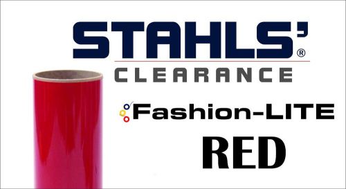 15&#034; x 10 Yards - Stahls&#039; Fashion-LITE Heat Transfer Vinyl - Red