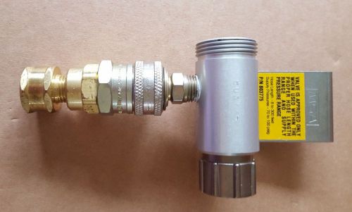 New MSA Adj Valve Connector Assy Control for 3/8&#034; Hose System 70 - 100 psig 2-RL