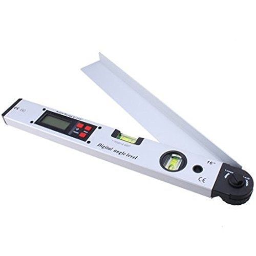 AGPtEK 400mm LCD Digital Angle Finder Meter Protractor Dual Spirit Level