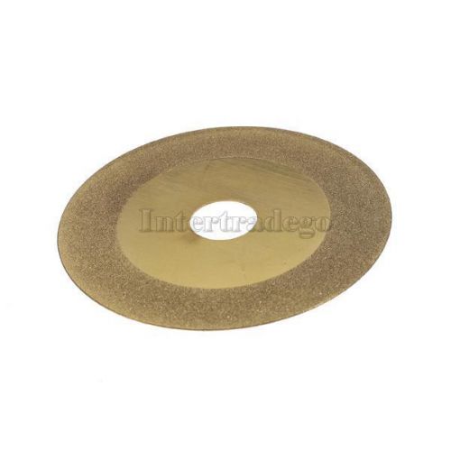 1 pcs 100mm diamond cutting wheel disc cut off wheel - gold tone for sale