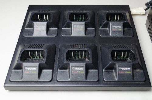 Motorola HTN9164A 6 Unit Gang Charger, P1225, GP300, GTX800, GP350, and P110. #2