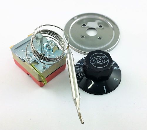 Spare part thermostat knob temperature control 50c-110c 250v 16a urn bain marie for sale