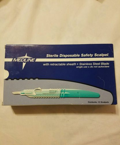 Medline Sterile Disposable Safety Scalpel