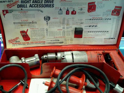 Milwaukee 1101-1 Heavy Duty 1/2&#034; Right Angle Drill w/ Case