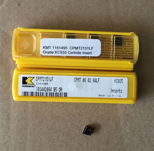 Kennametal Carbide Insert CPMT2151LF Grade KC935