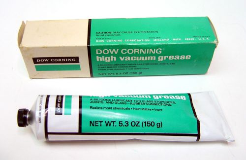 Lab high vacuum grease 5.3 oz (150g) dow corning glass/rubber/stopcocks/joints for sale