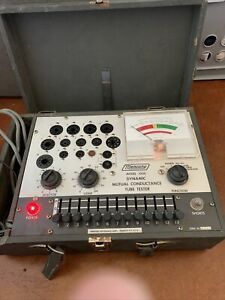 Vintage Mercury Model 1000 Dynamic Mutual Conductance Tube Tester w Manual/Chart