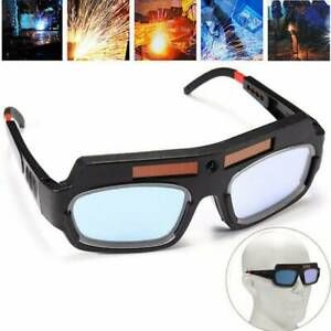 Solar Powered Auto Darkening Welding Helmet Eyes Goggle Glasses Welder Arc new