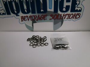 25 Pieces Oetiker  Beverage Clamps size 0.635 inches or 17 mm