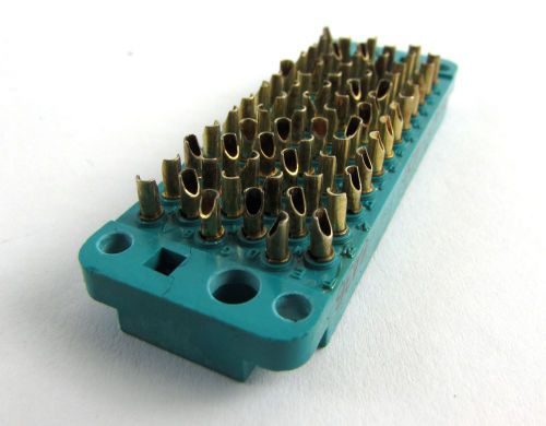 (8) Retangular Dale 5933-00-071-5951 P/N 18420P1 Gold Solder Cup Socket Contacts