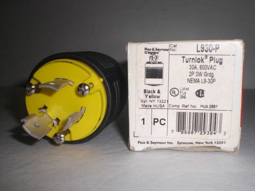 PASS &amp; SEYMOUR L930-P TURNLOK PLUG